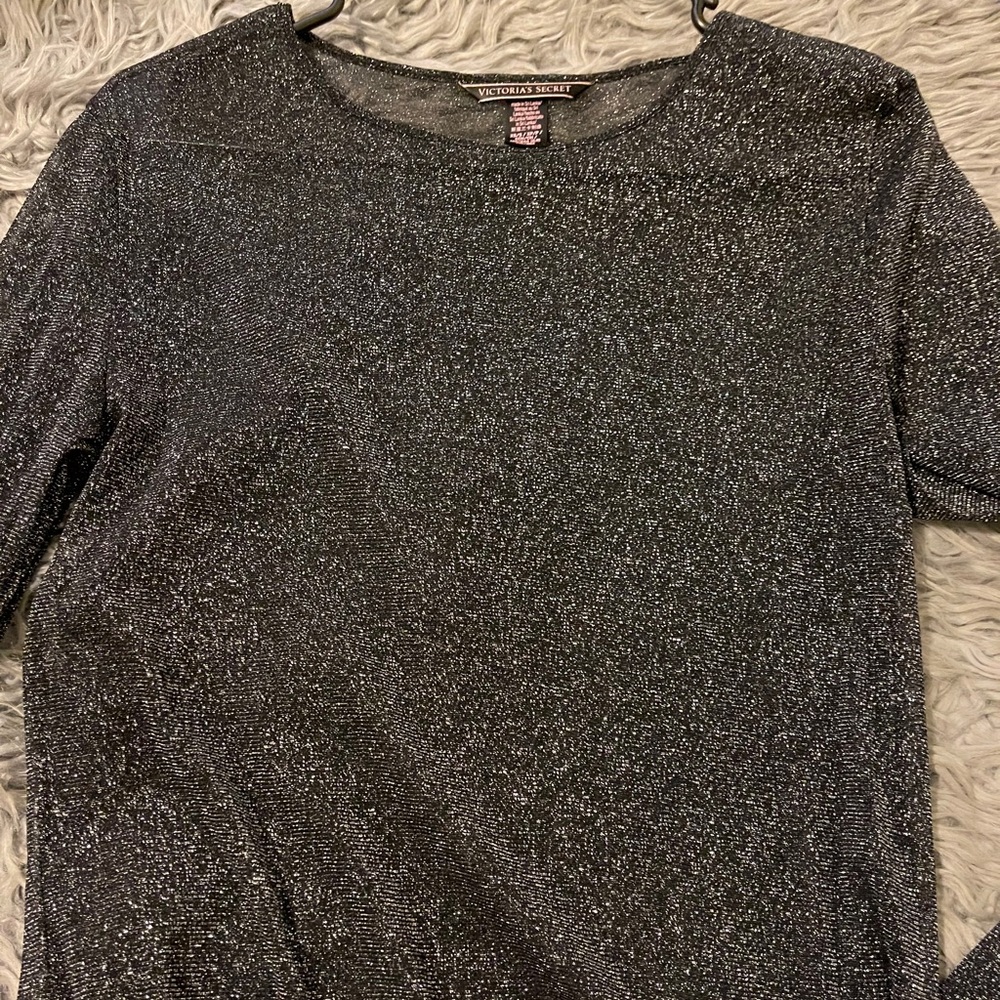 Long sleeve glitter shirt
